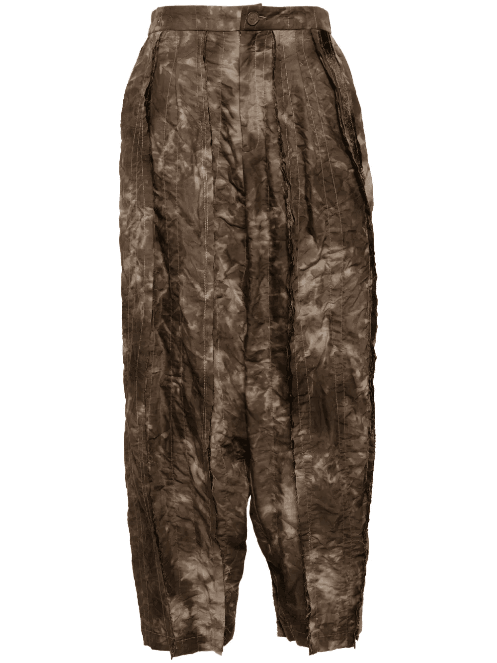 patchwork dyed pants - Image 1