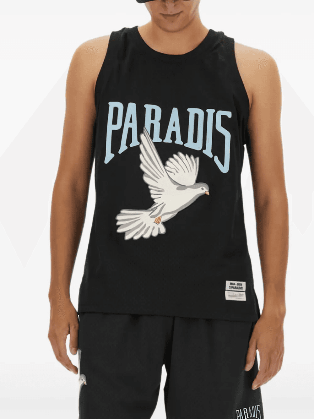 logo-print tank top - Image 1