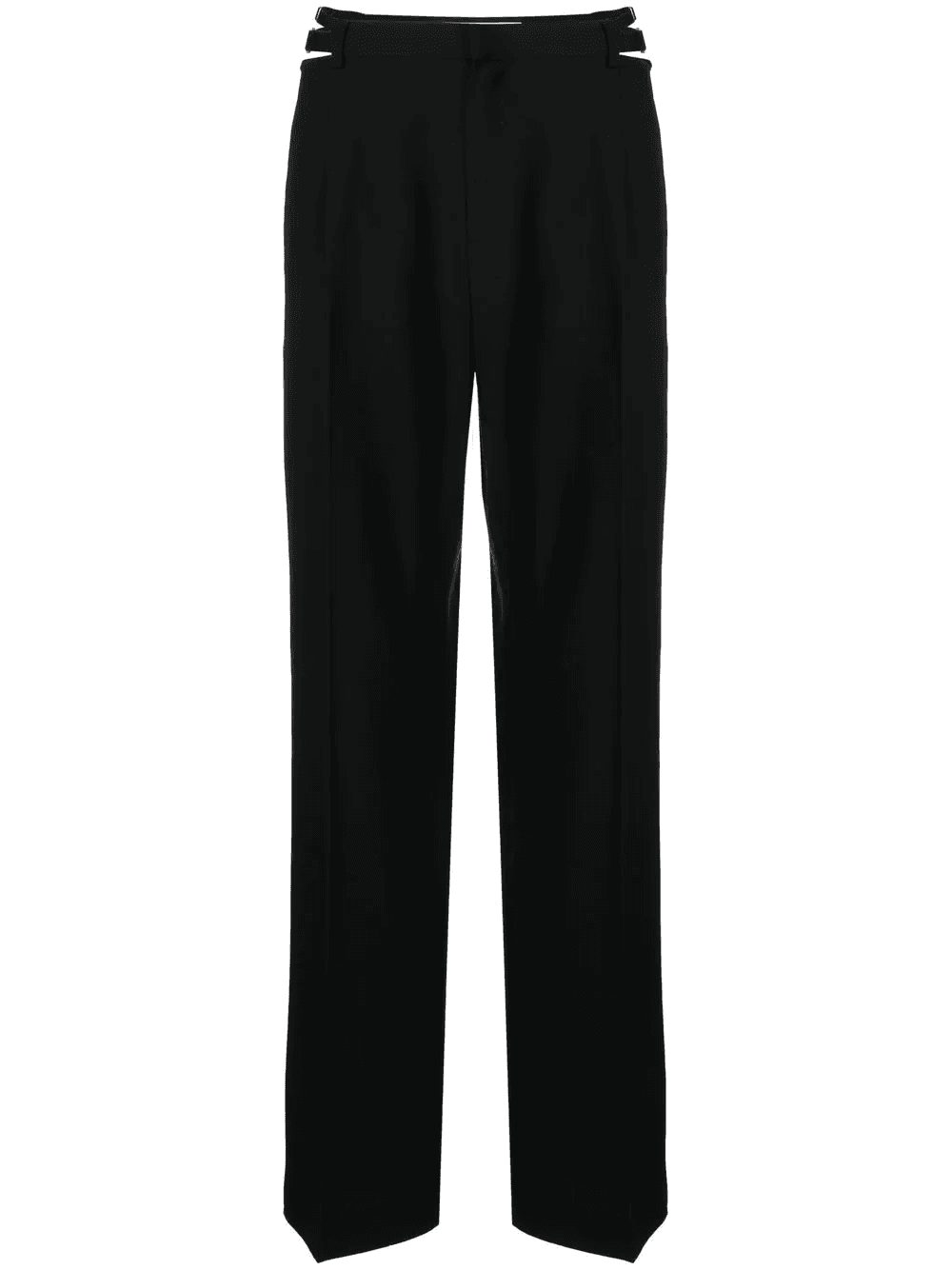 Lingerie cut-out wool trousers - Image 1