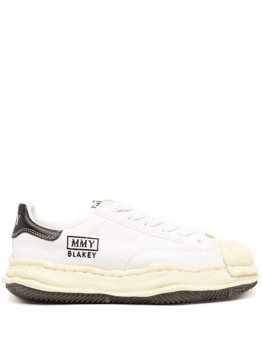 chunky rubber sole sneakers - Image 1