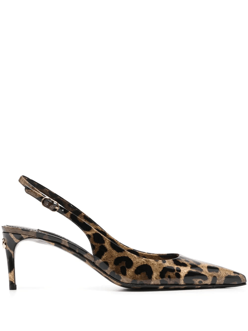 x Kim 75mm slingback leather pumps - Image 1