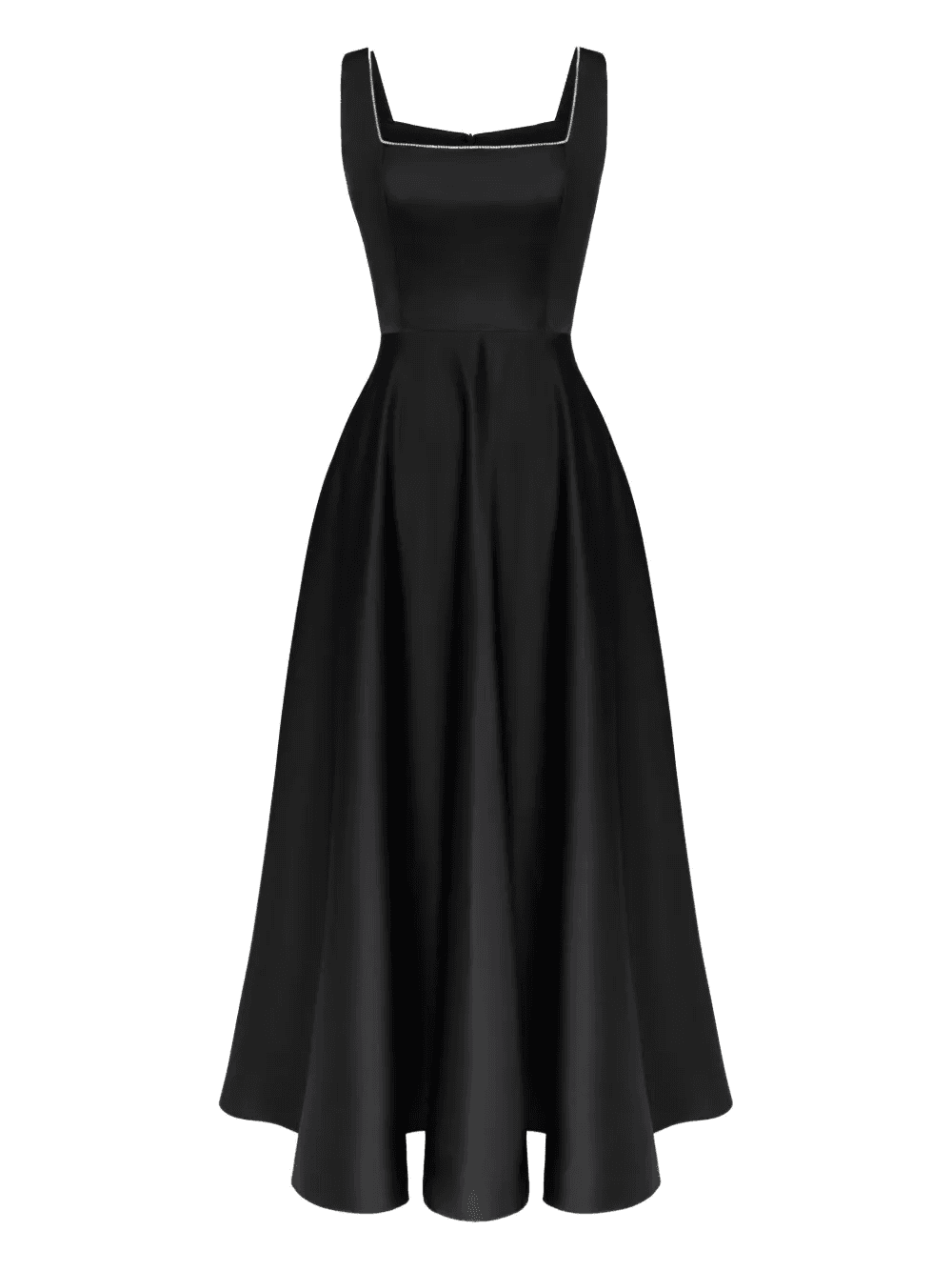 decorated-bodice midi dress - Image 1