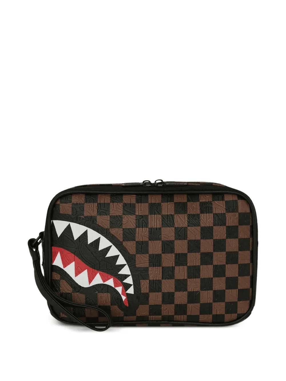 check-pattern wash bag - Image 1