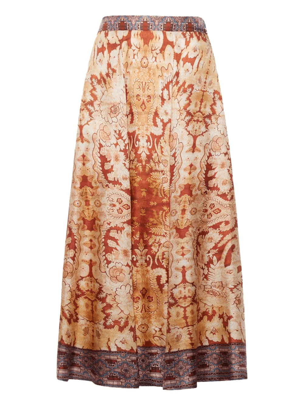 silk pleated skirt - Image 1