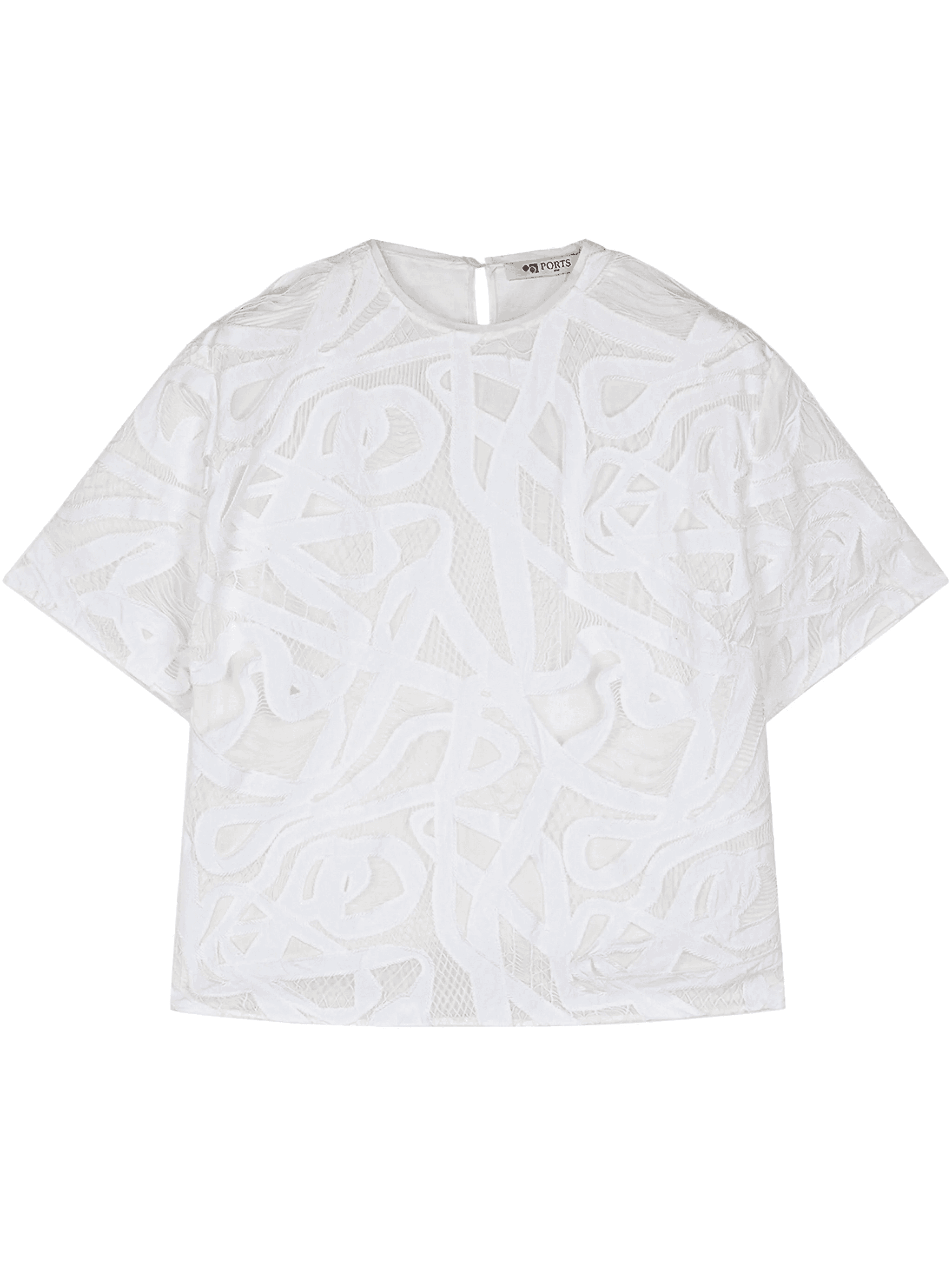 lace-detailing top - Image 1