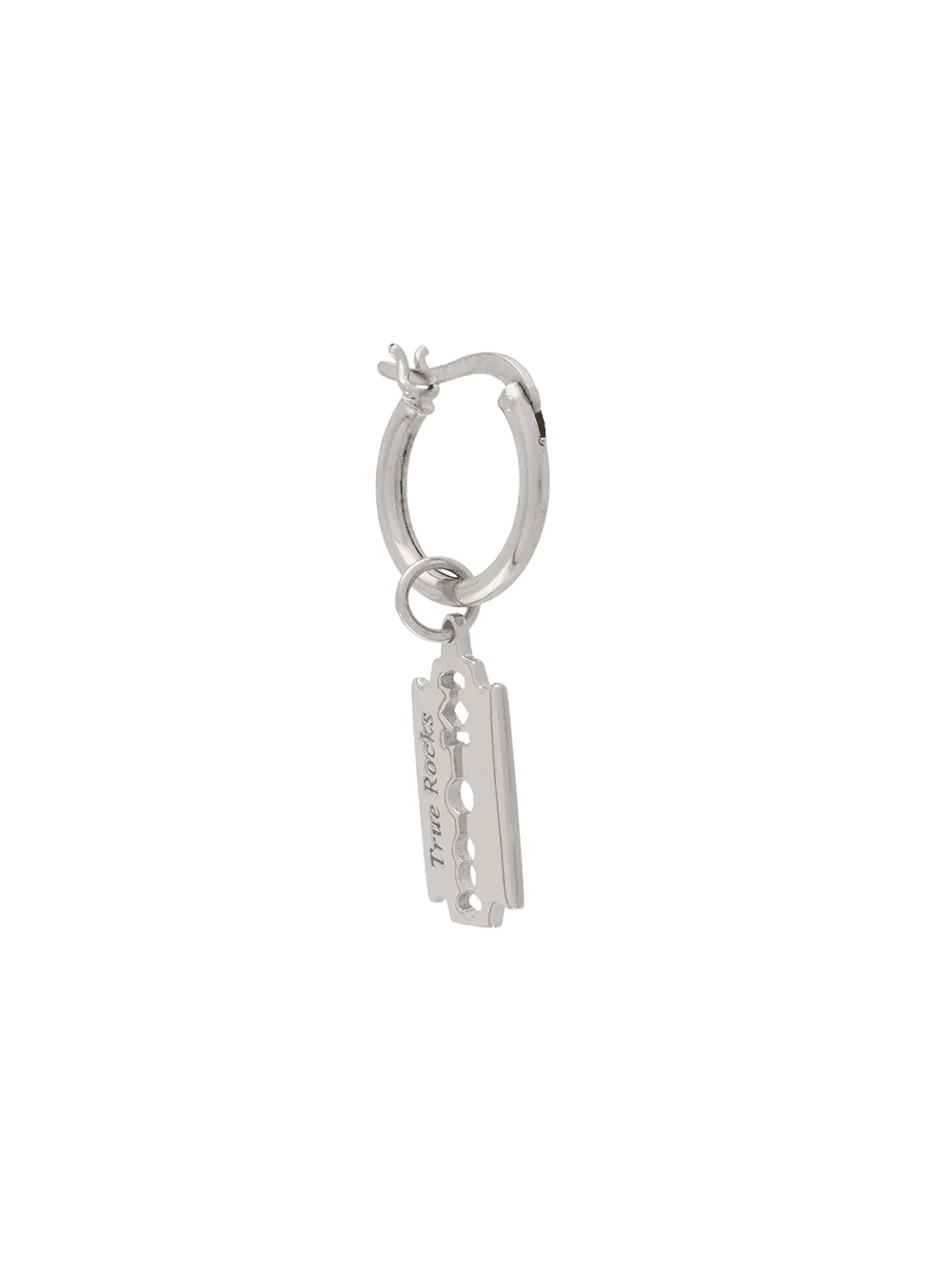 razor hoop earring - Image 1