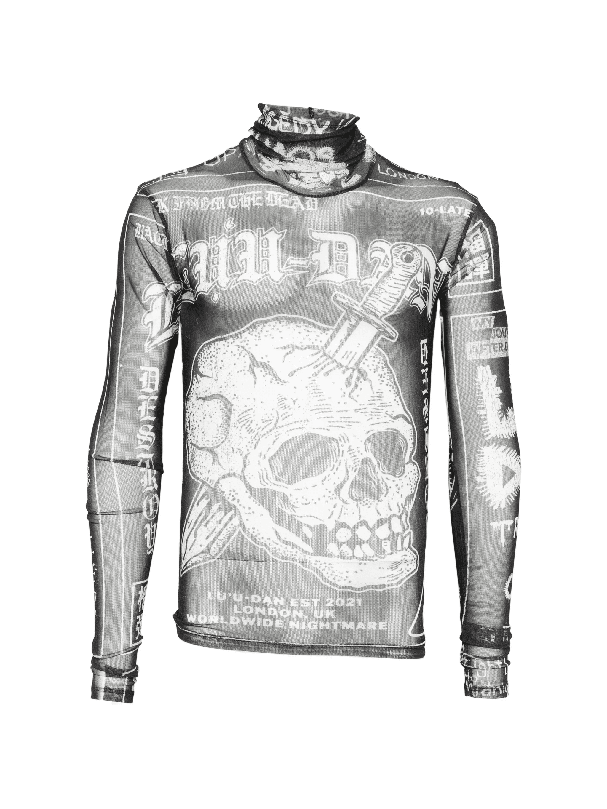 skull-print T-shirt - Image 1