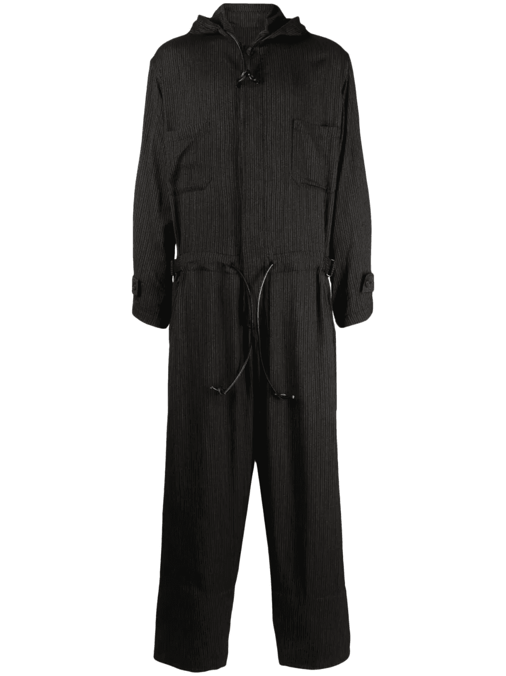 hooded zip-up jumpsuit - Image 1