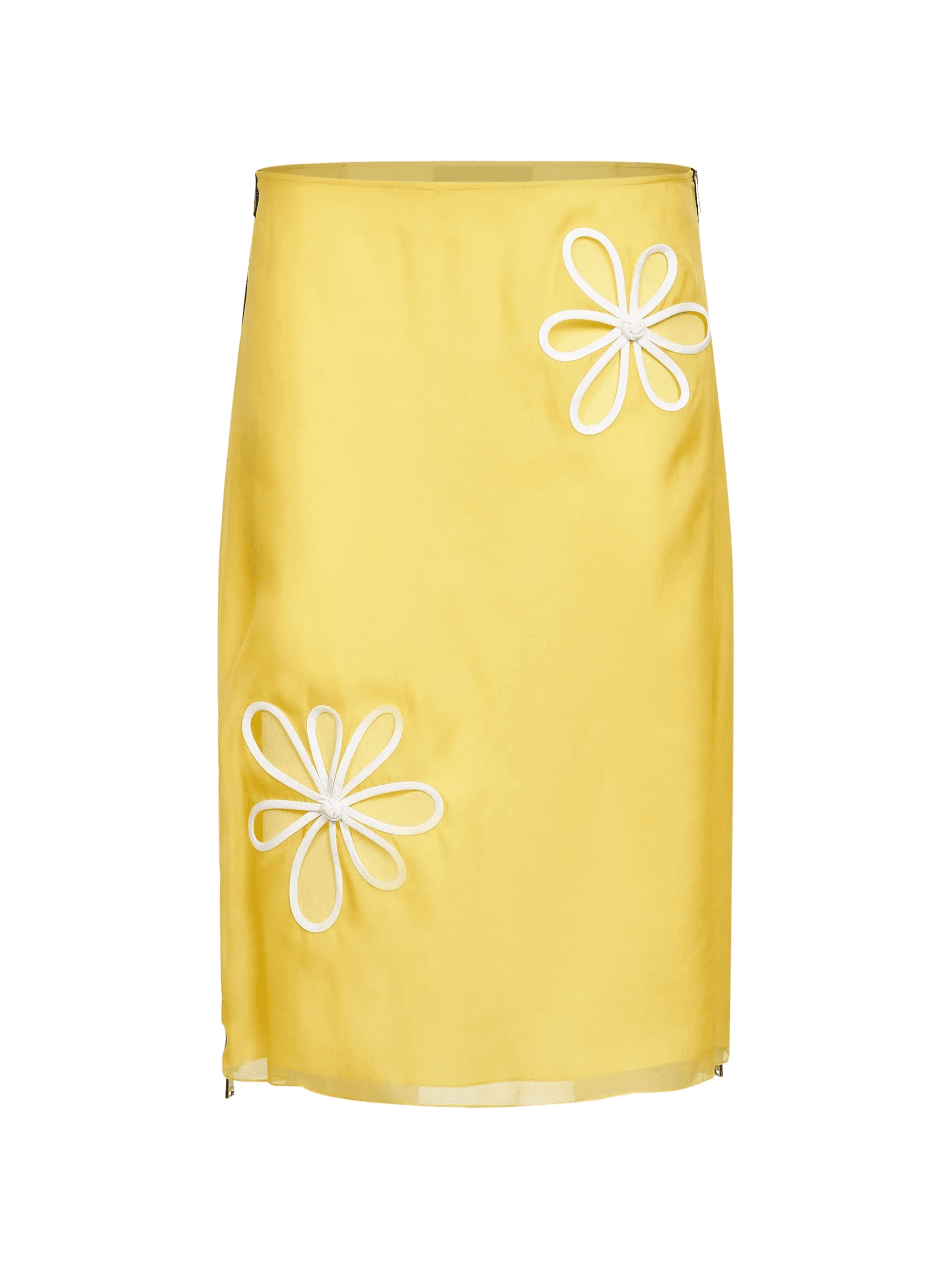 organza midi straight skirt - Image 1