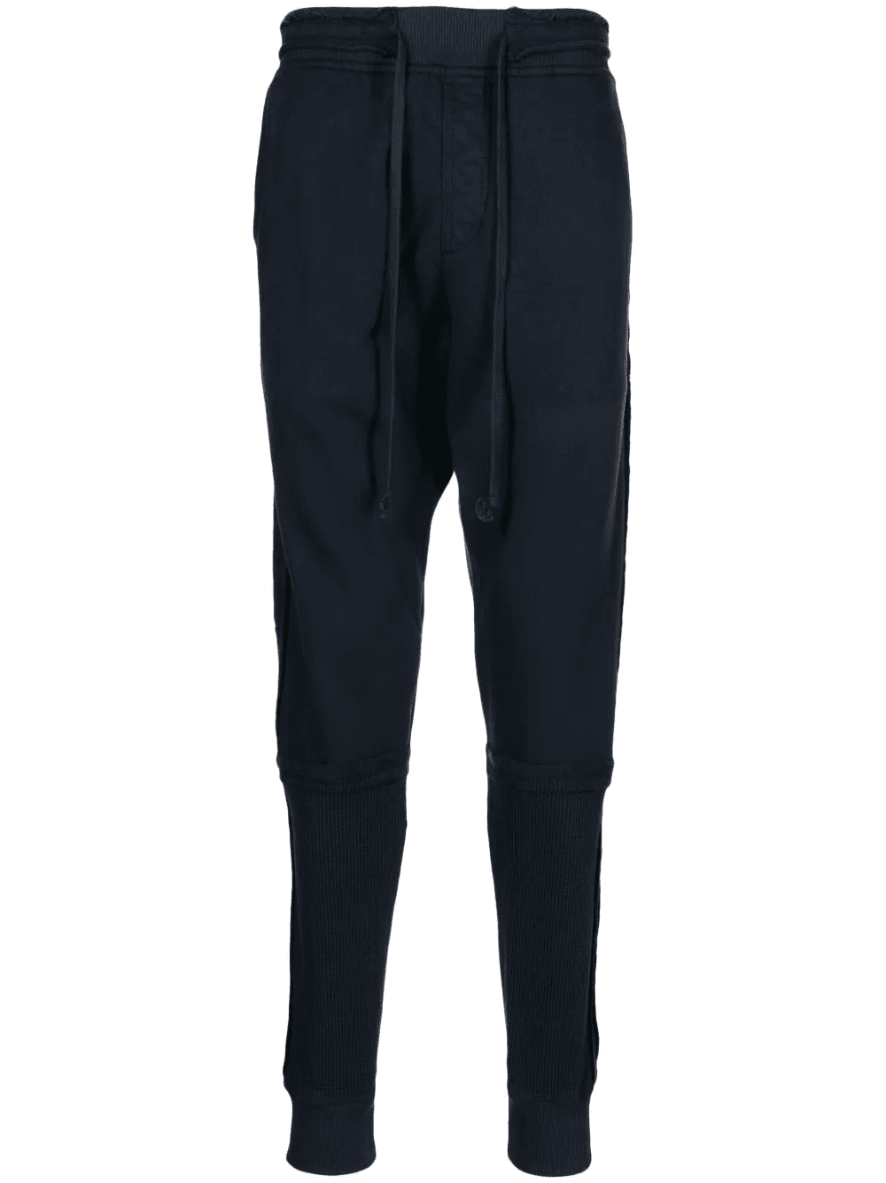 stretch-cotton drawstring-waistband track pants - Image 1