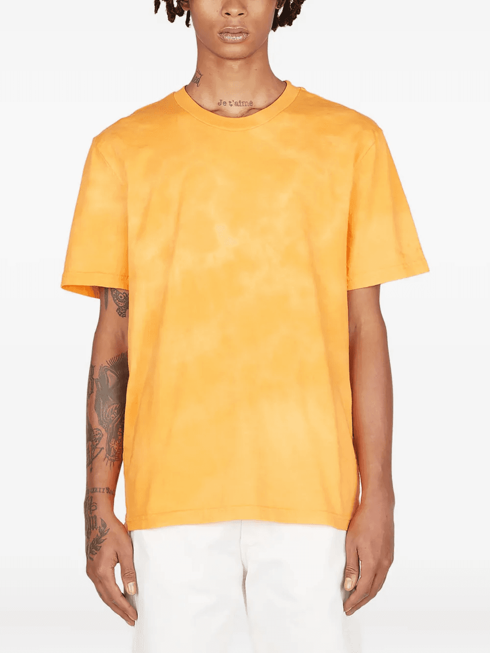 washed crew neck t-shirt - Image 1