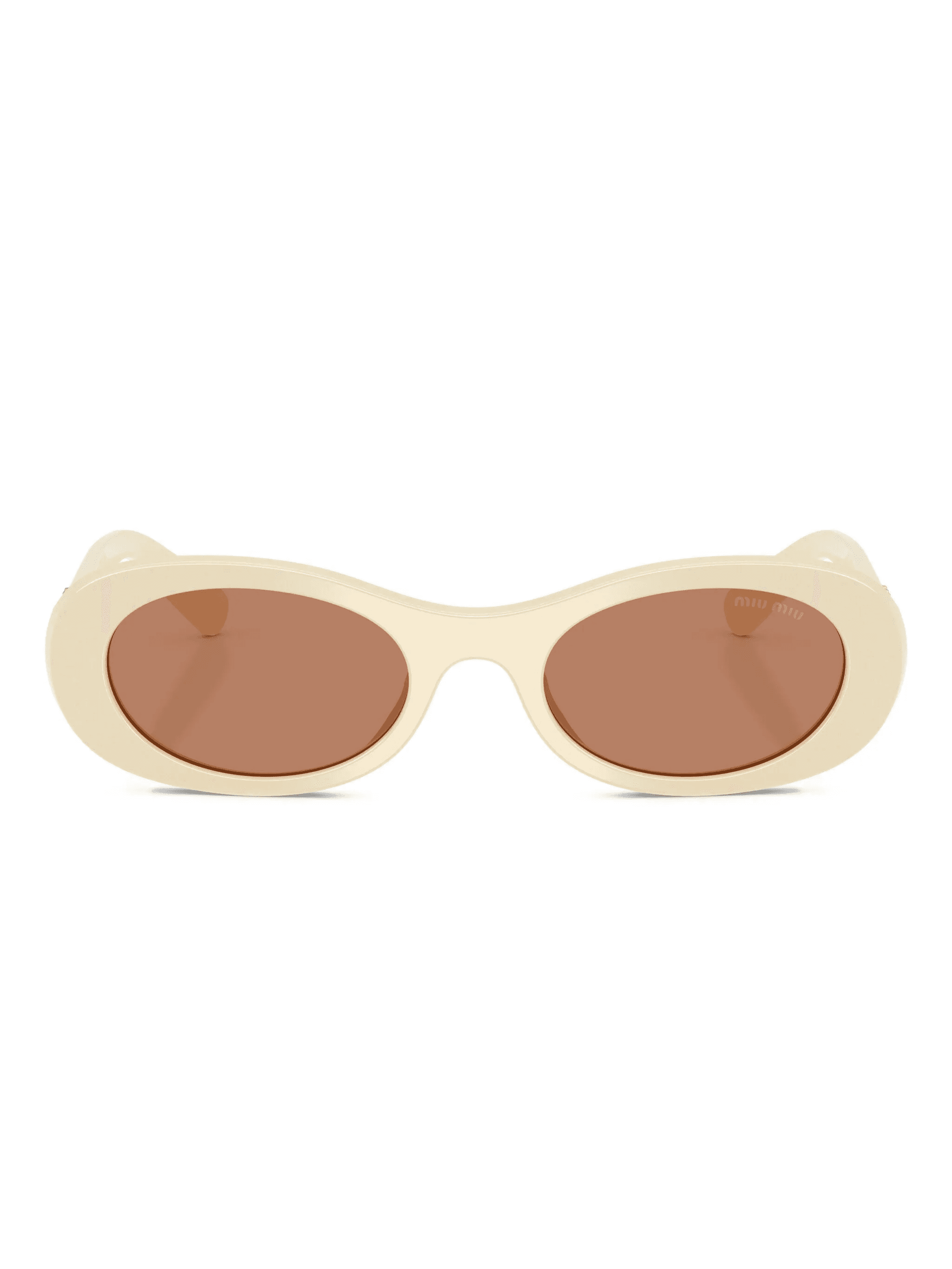 oval-frame sunglasses - Image 1