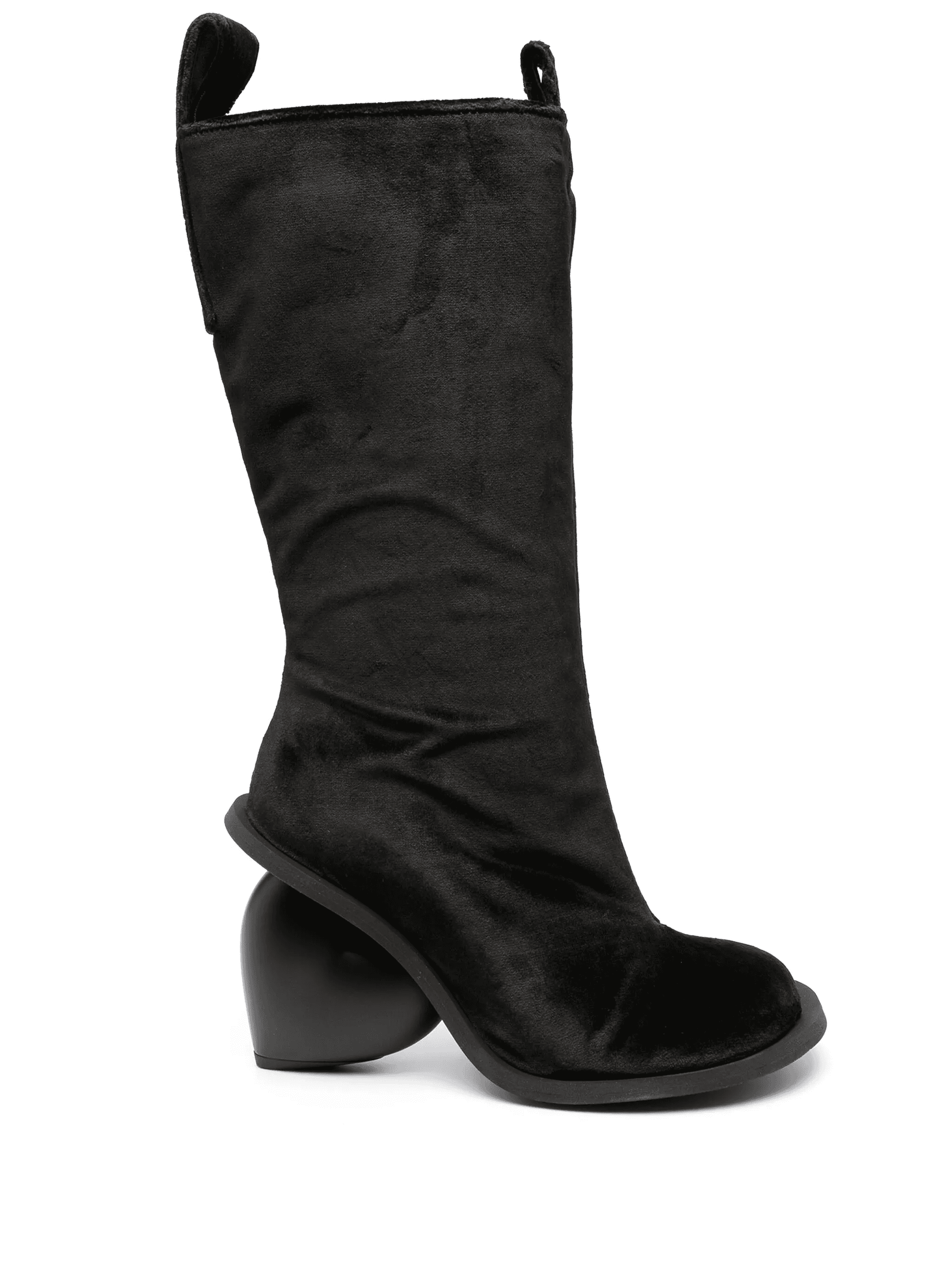 Love 115mm velvet mid-calf boots - Image 1