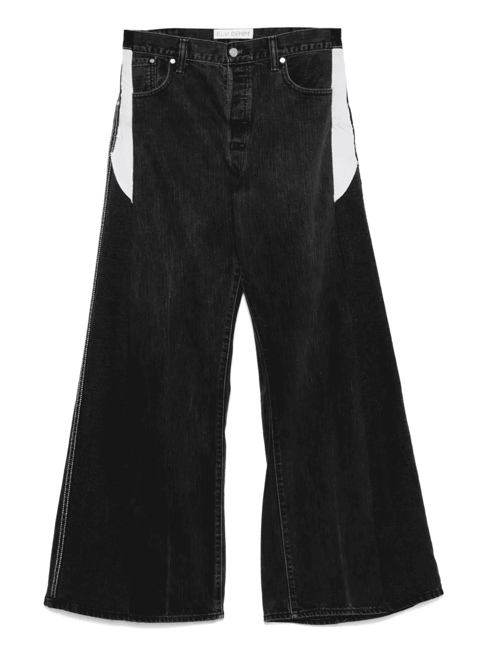 panelled-embellished jeans - Image 1