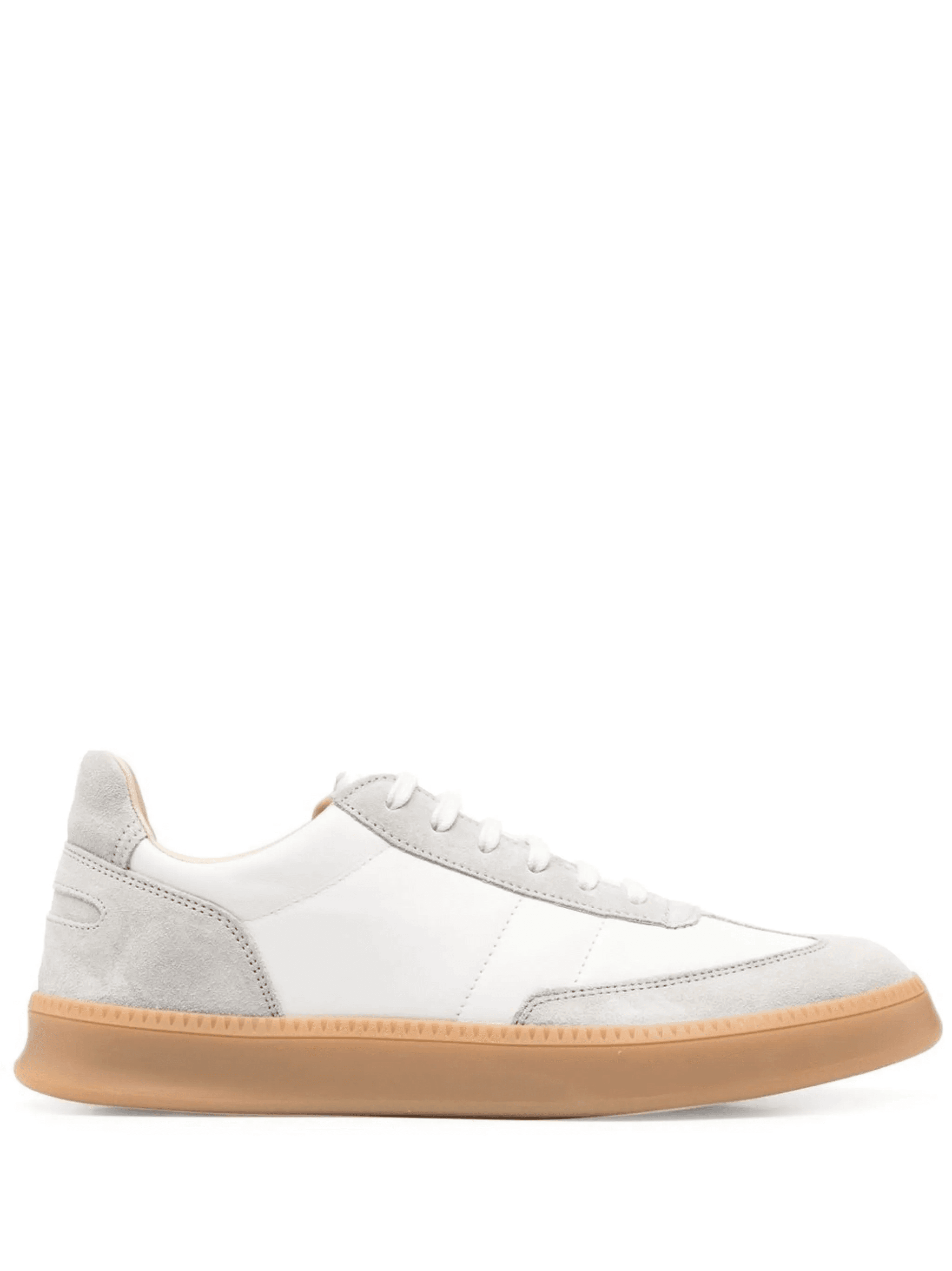 panelled low-top sneakers - Image 1
