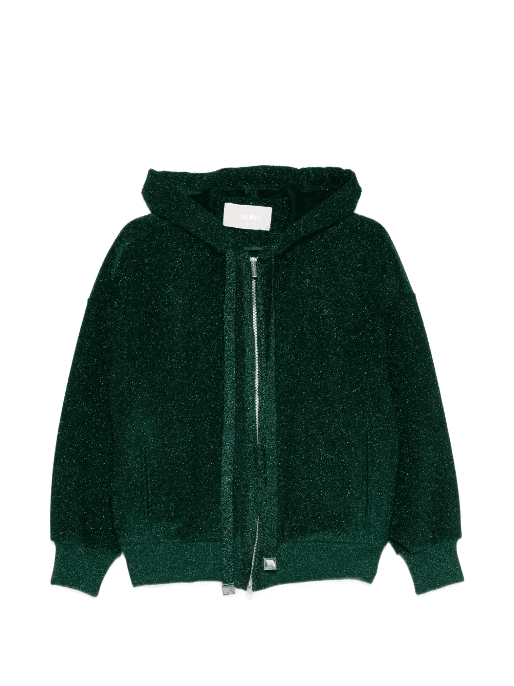 hooded zip knitwear - Image 1