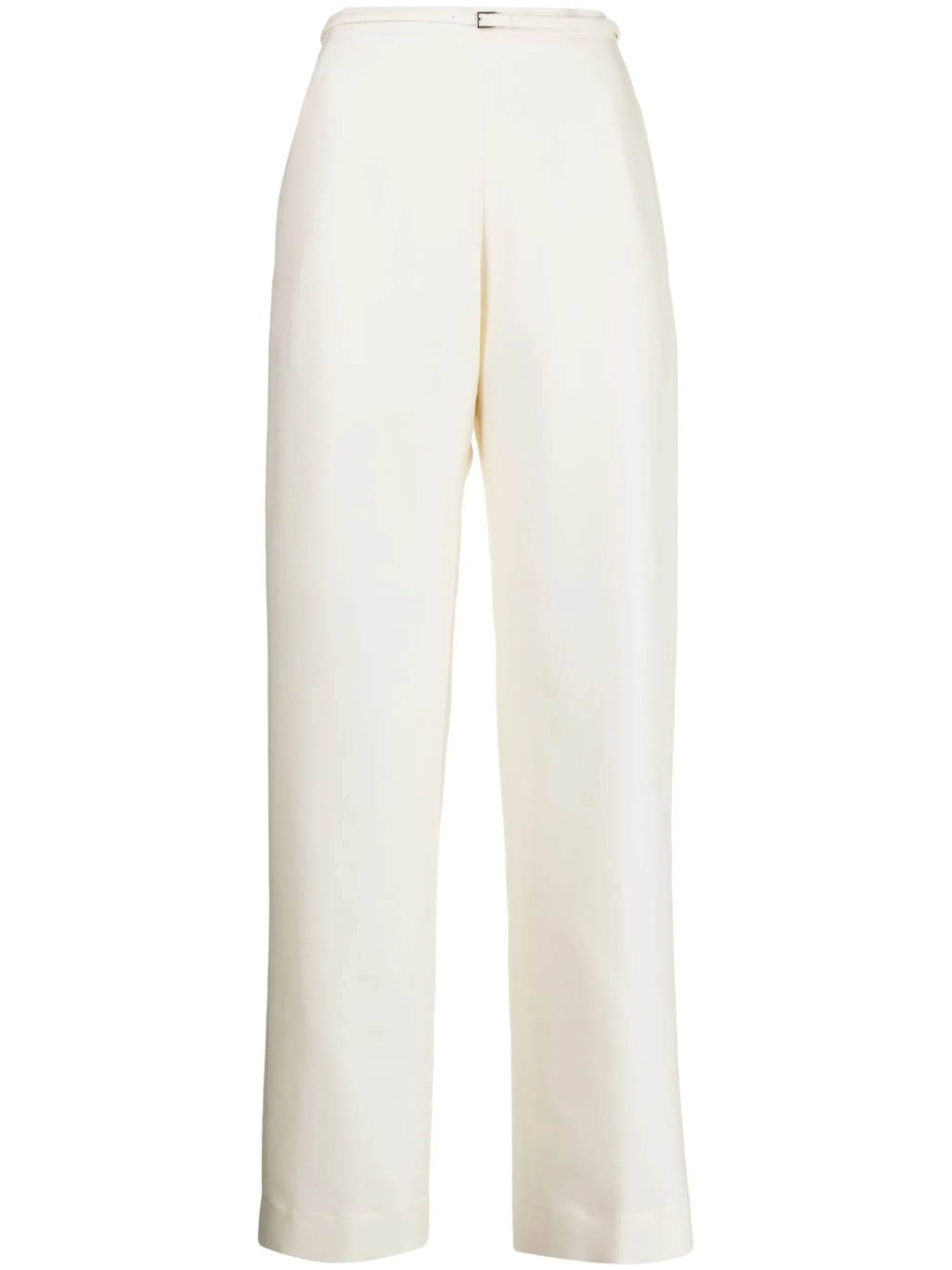 wide-leg wool-silk trousers - Image 1