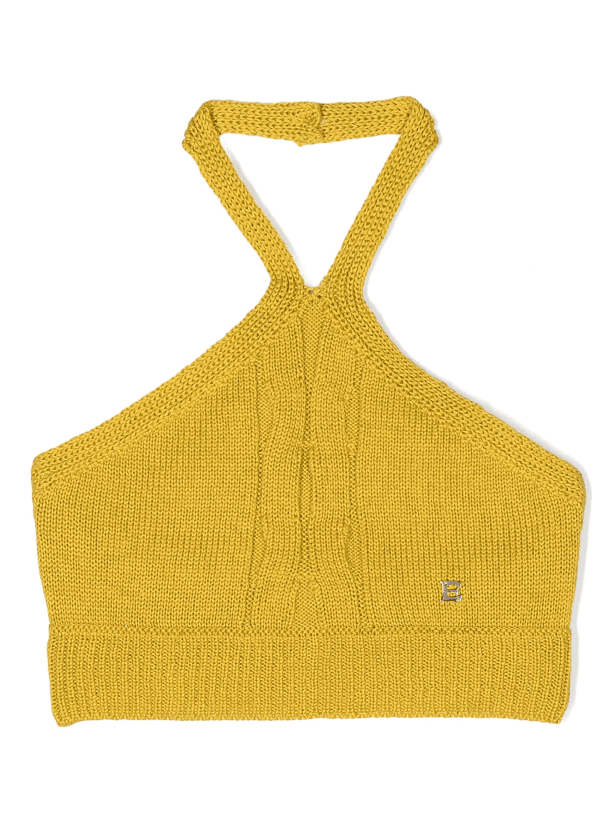 knitted halterneck top - Image 1