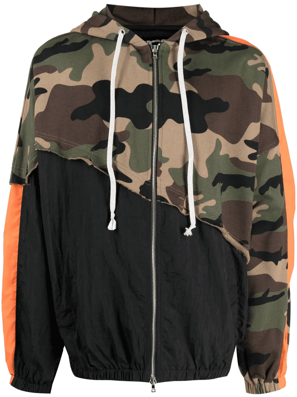 panelled hooded jacket - Image 1