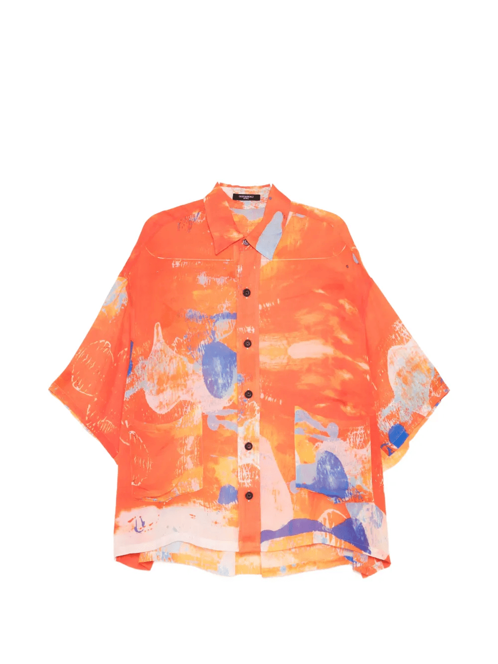 abstract-print short-sleeve shirt - Image 1