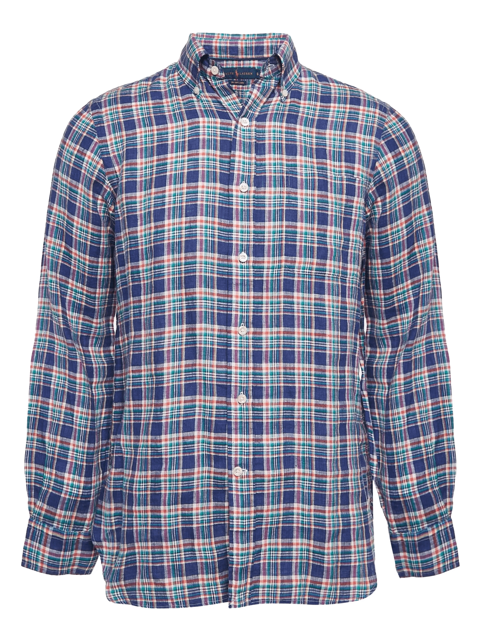 plaid buttoned shirt - Image 1