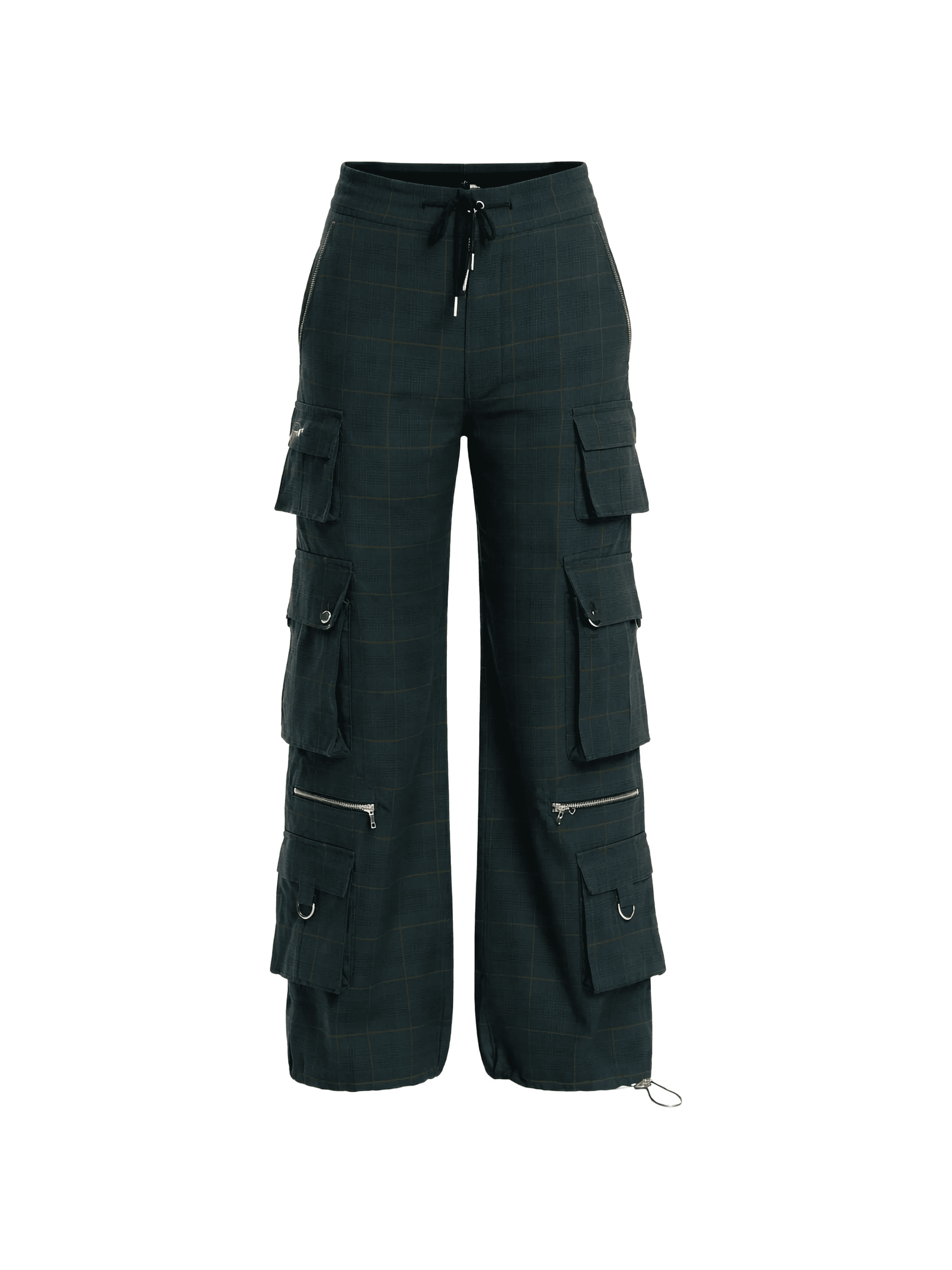 plaid cargo trousers - Image 1