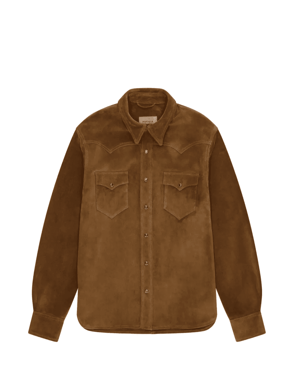 Ranch flap-pocket leather jacket - Image 1