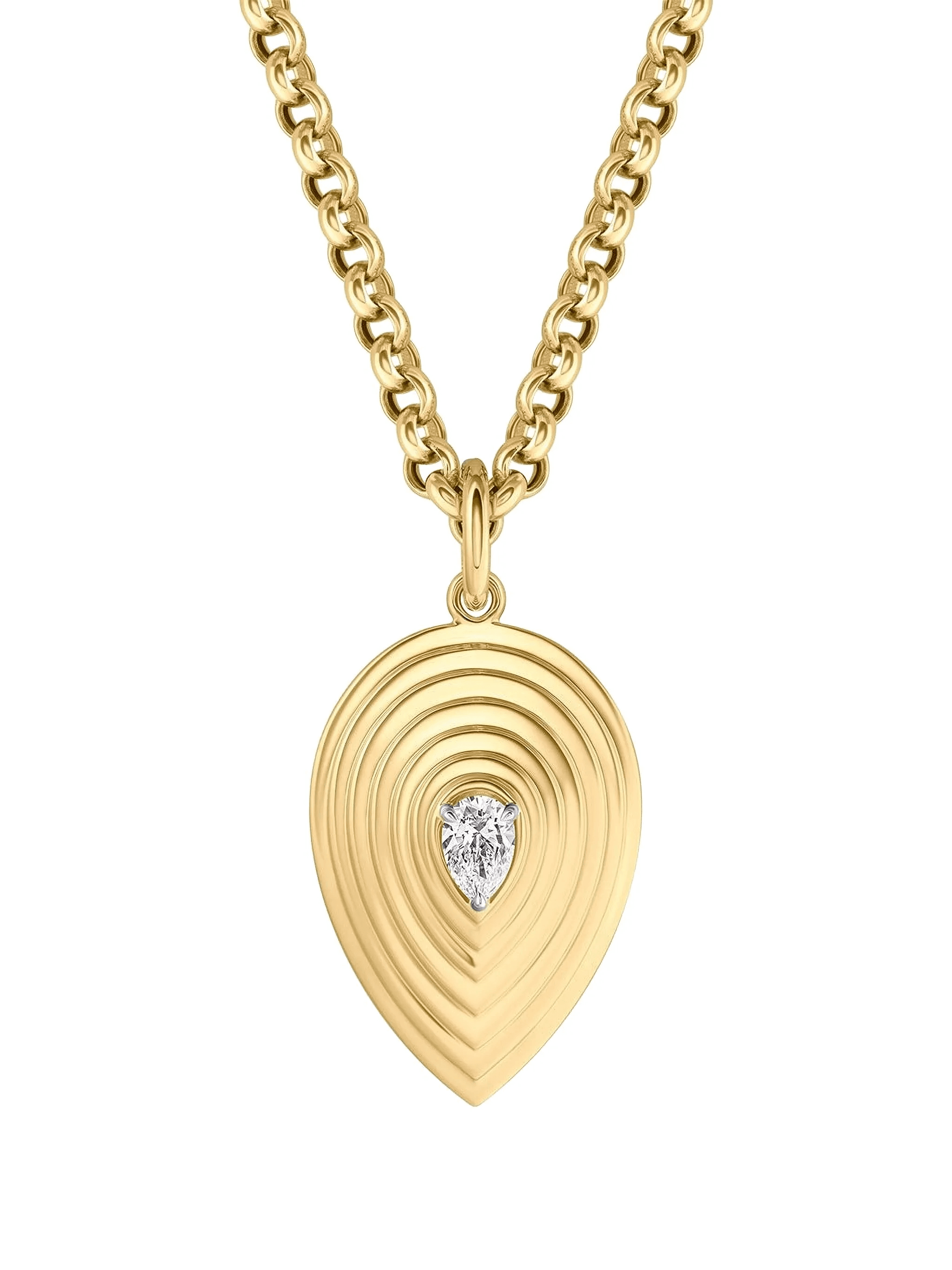 14kt yellow gold Stories necklace - Image 1