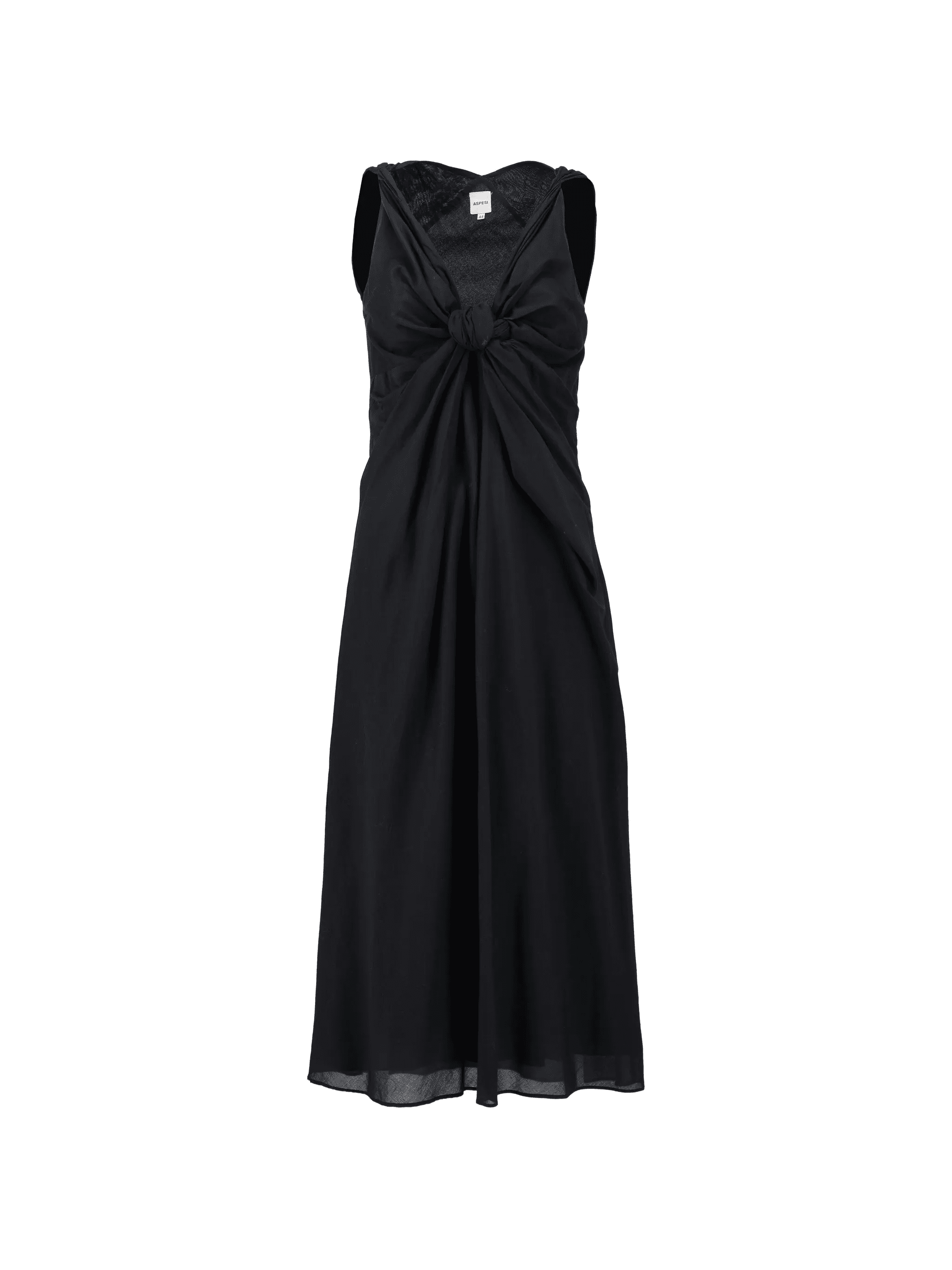 knot-detail midi dress - Image 1