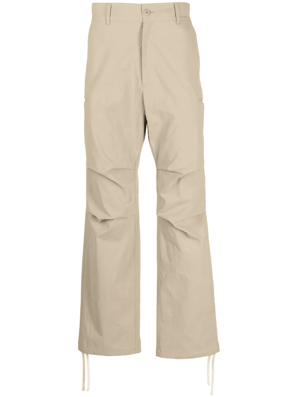 pleat-detail cropped trousers - Image 1