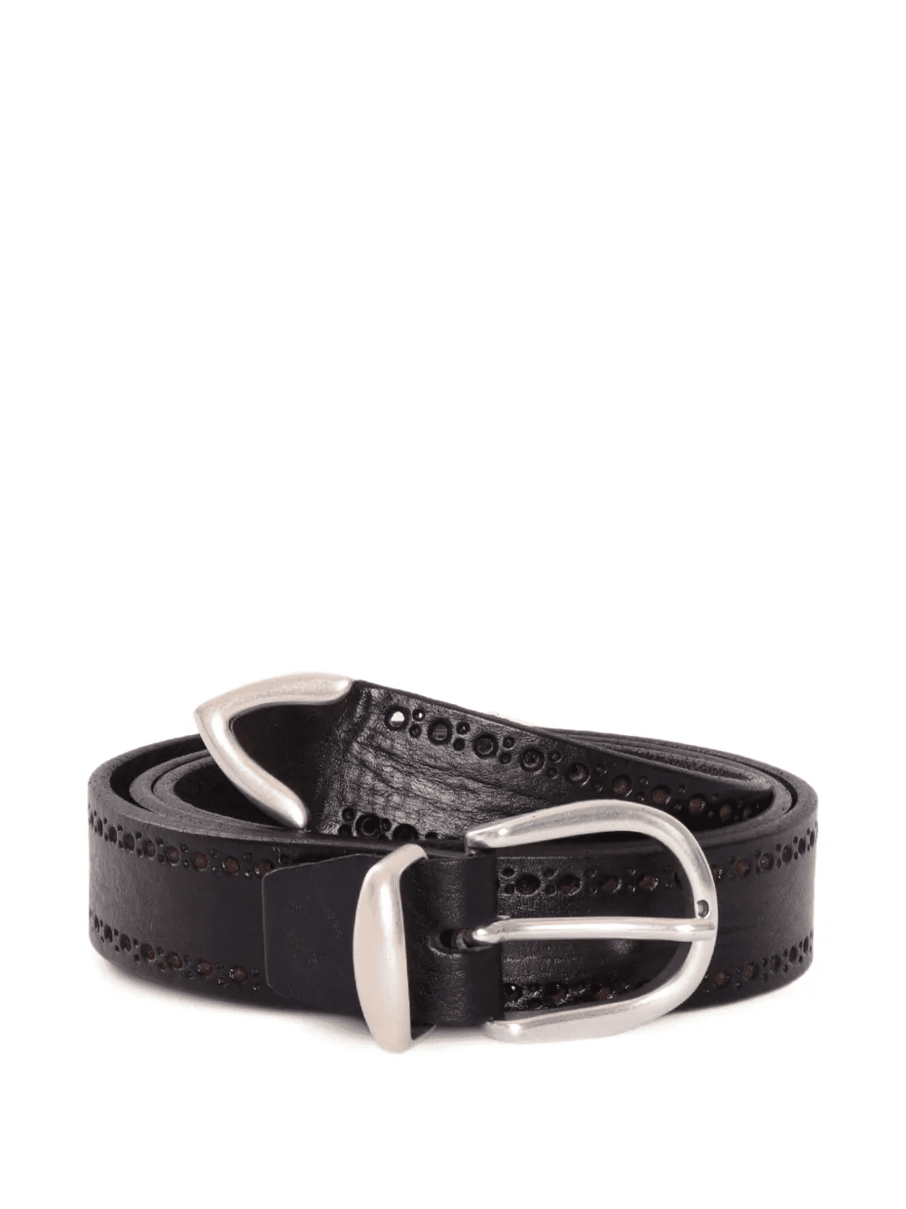 perforated leather belt - Image 1
