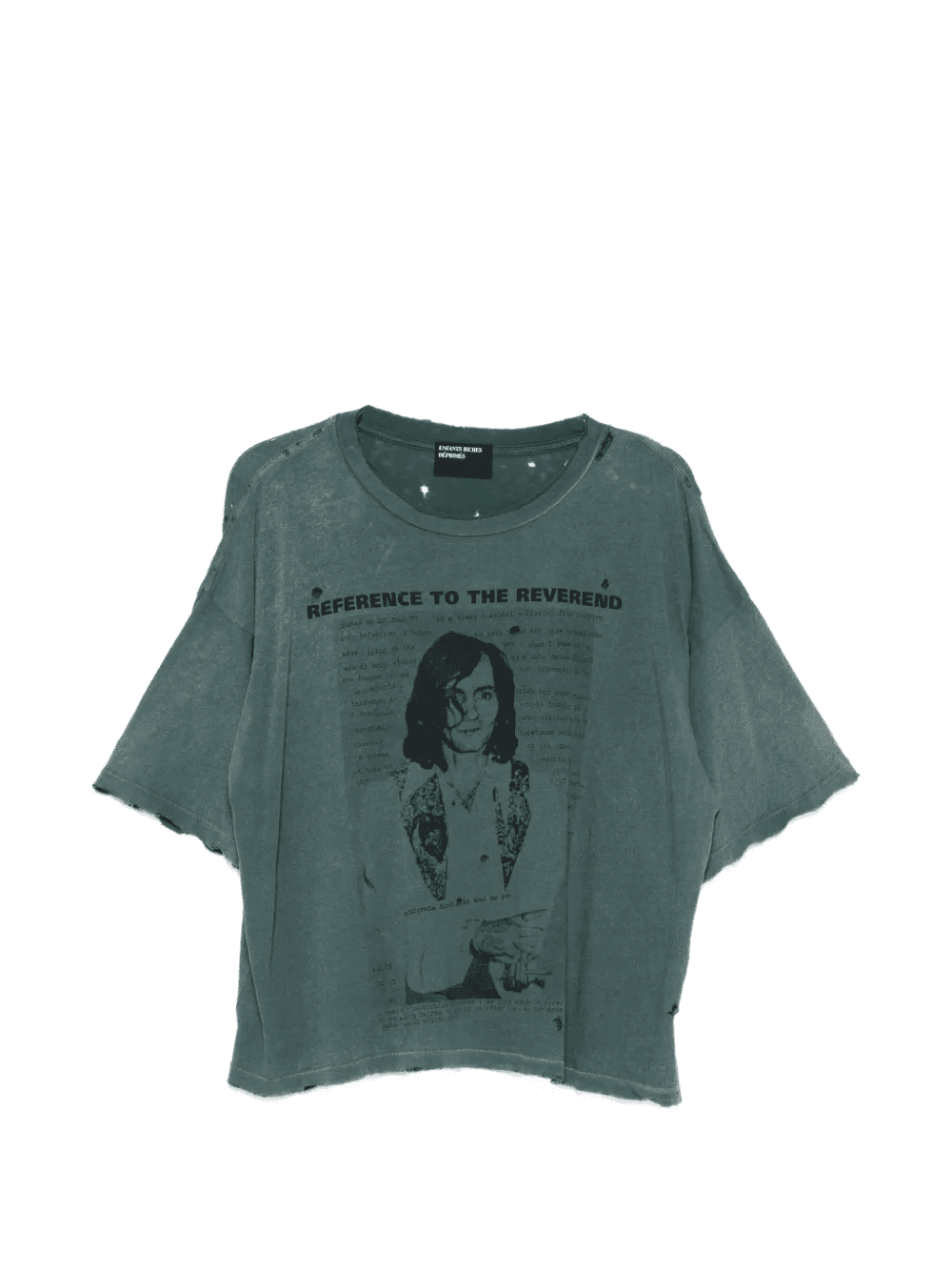 distressed graphic T-shirt - Image 1