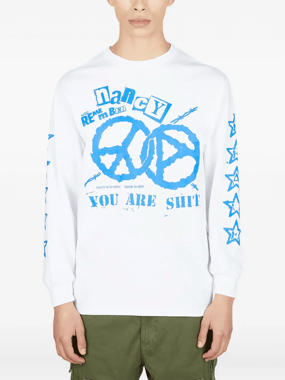 graphic-print long-sleeve T-shirt - Image 1