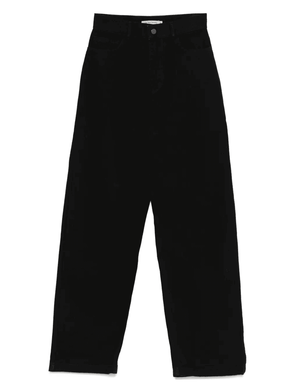 high-waisted straight-leg jeans - Image 1