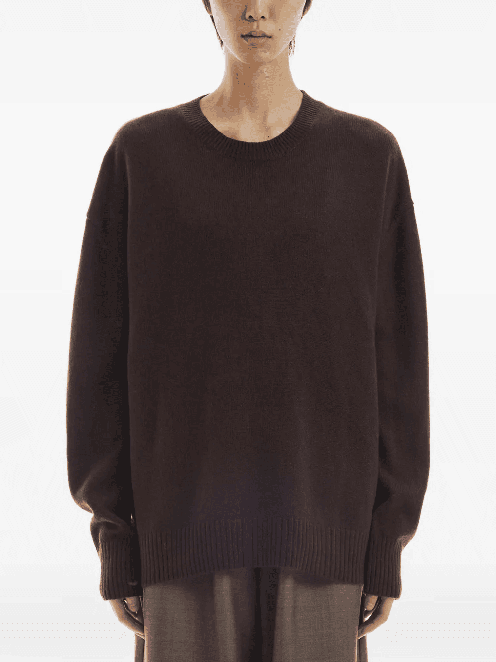 crew-neck cashmere sweater - Image 1