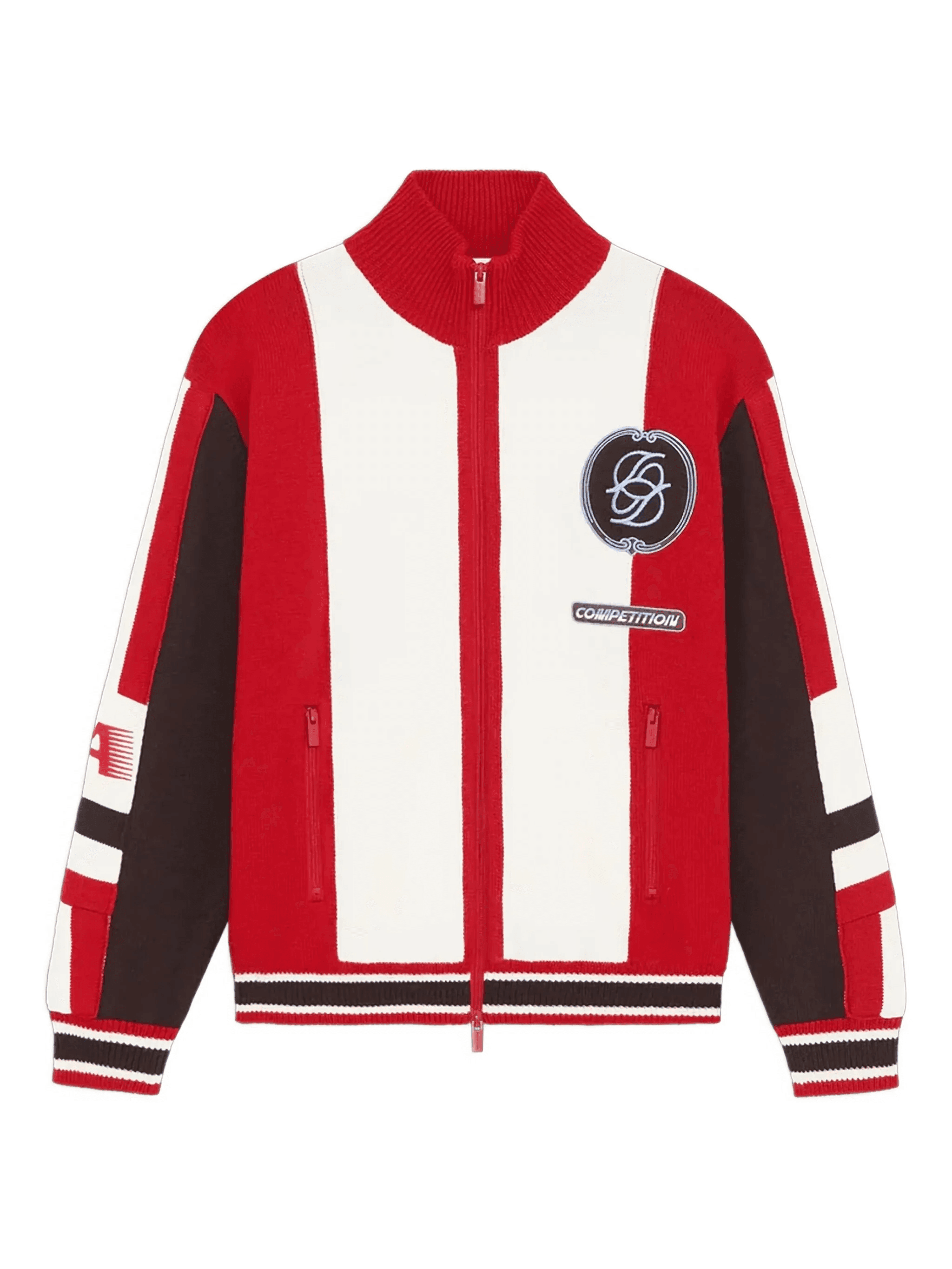 La Maille Zippée Racing cardigan - Image 1