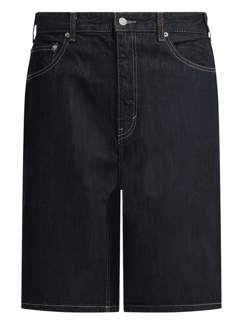 embroidered denim shorts - Image 1