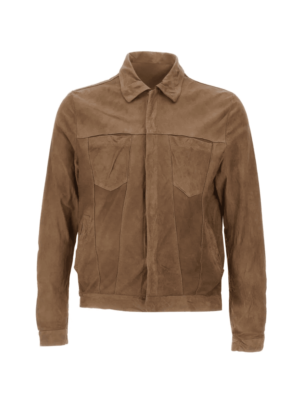 crinkled chest-pocket jacket - Image 1