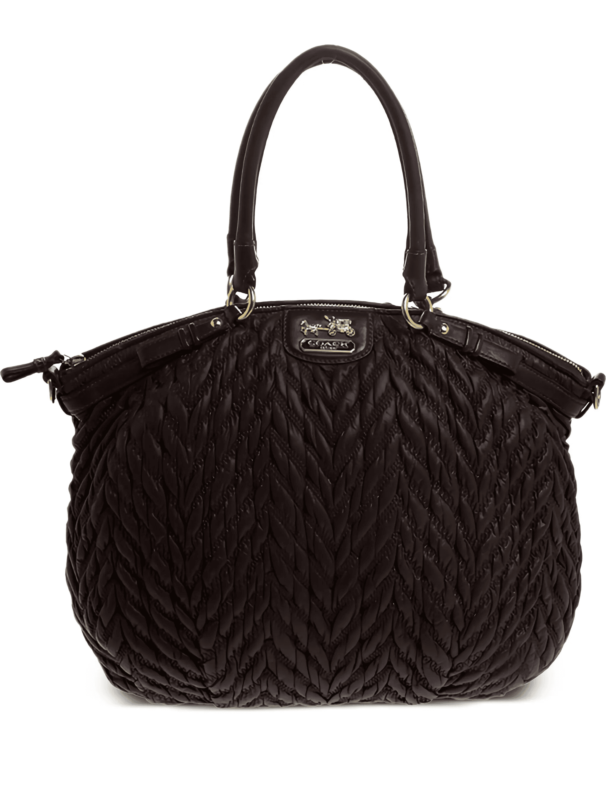 leather tote bag - Image 1