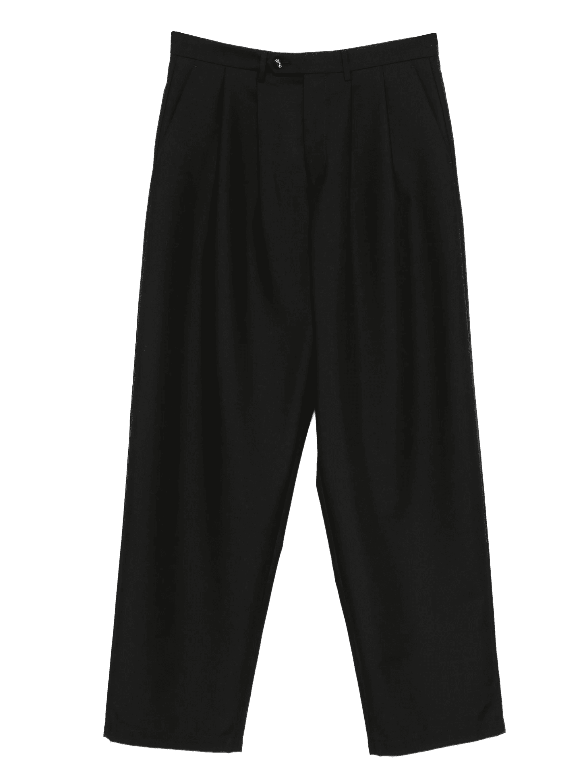 pleated wool trousers - Image 1