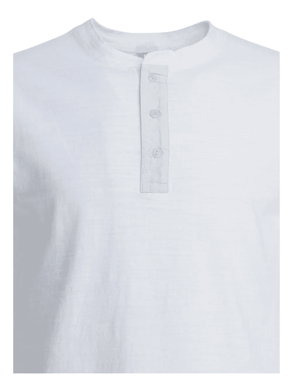 cotton Henley T-shirt - Image 1