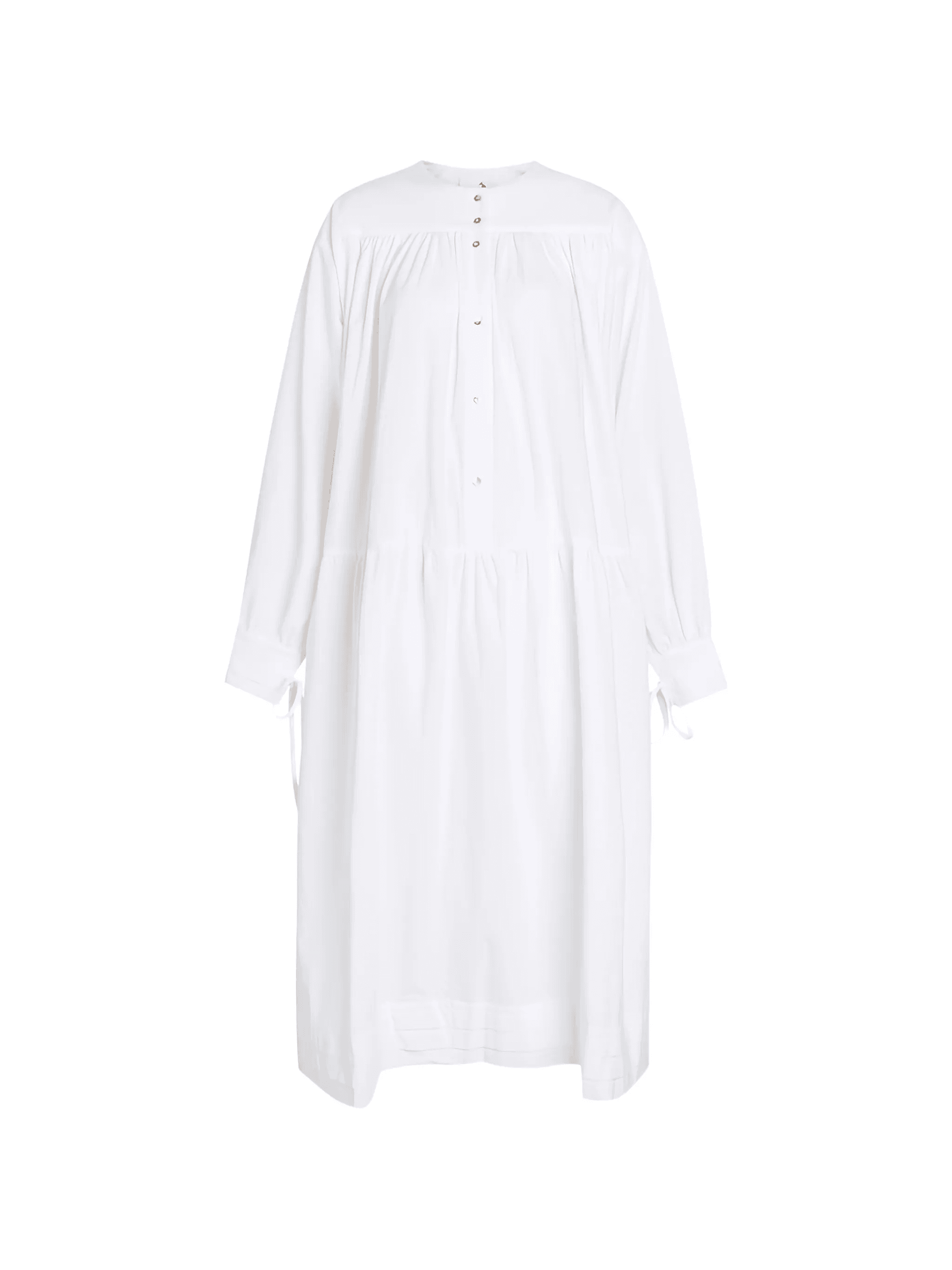 button drawstring dress - Image 1