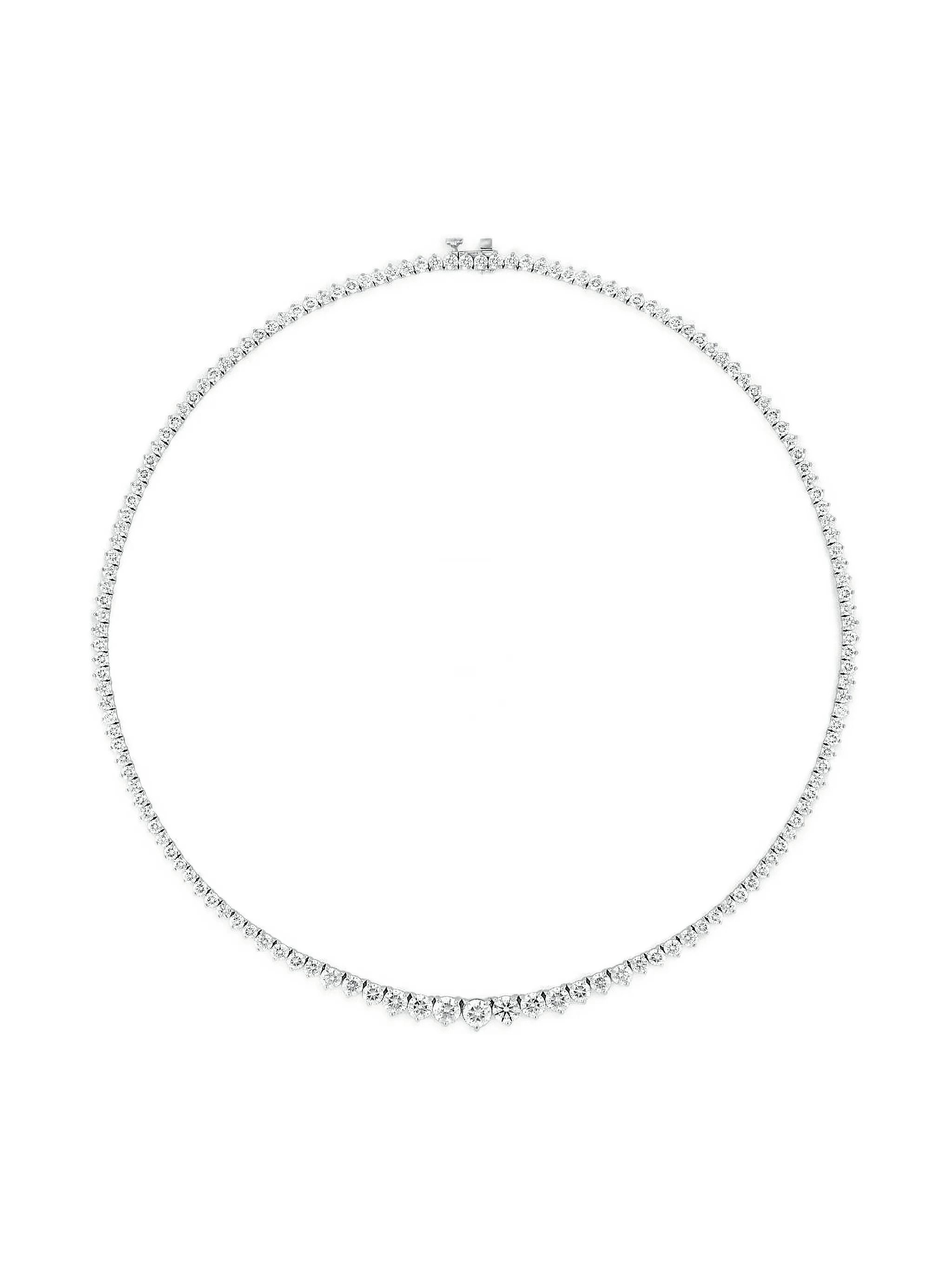 Riviera diamond tennis necklace - Image 1