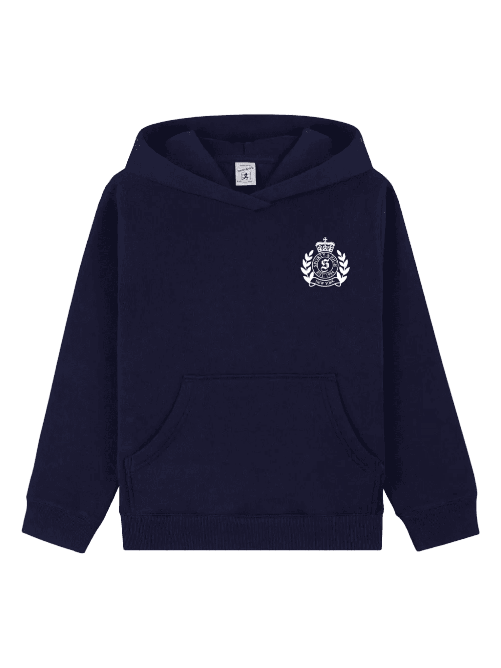 crest-emblem hoodie - Image 1