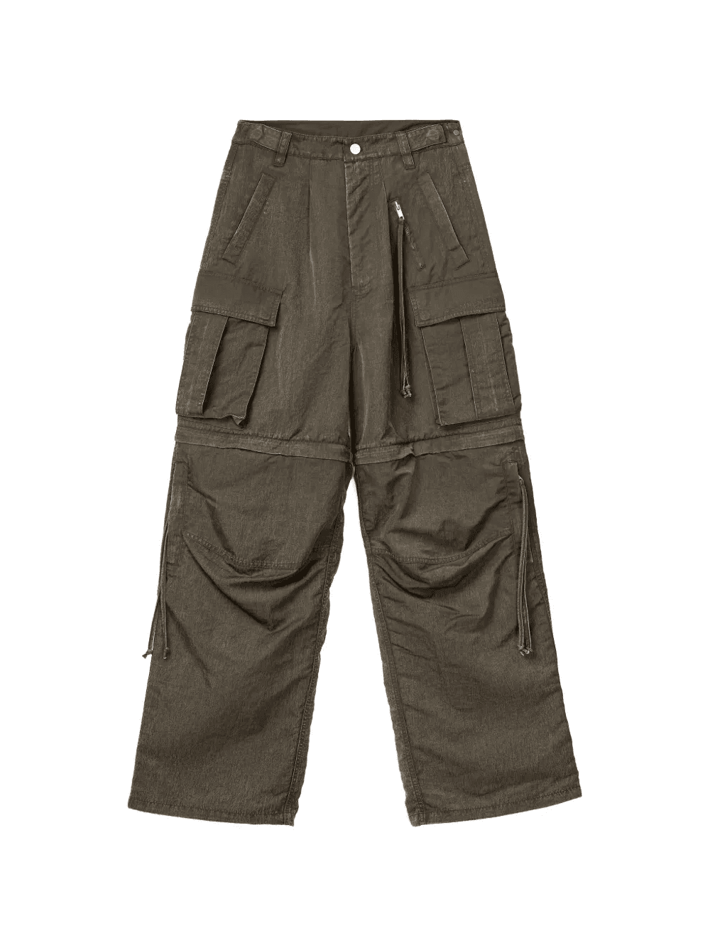 zip cargo trousers - Image 1