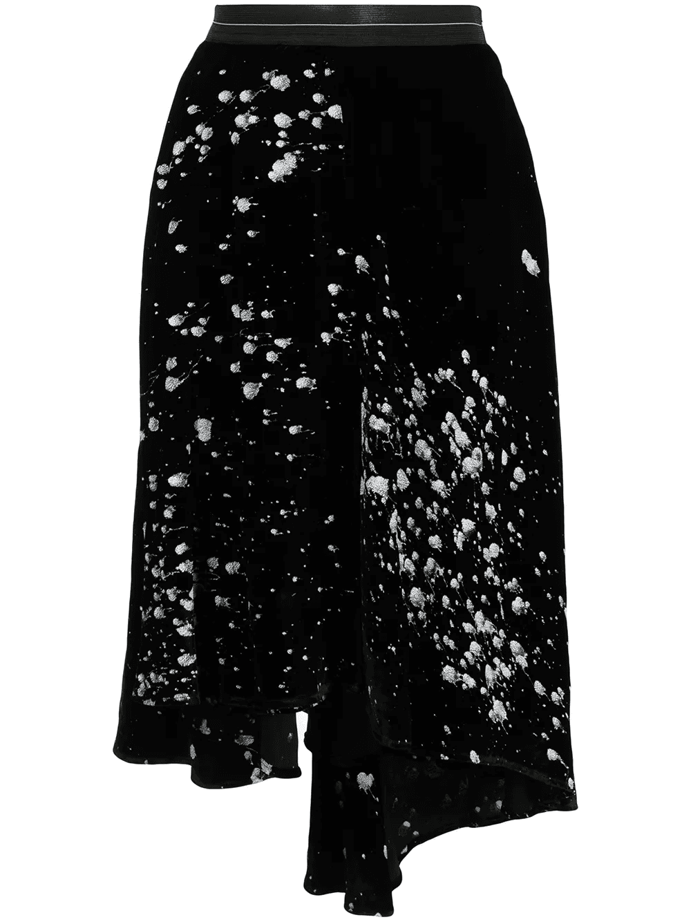 spray-paint velour skirt - Image 1