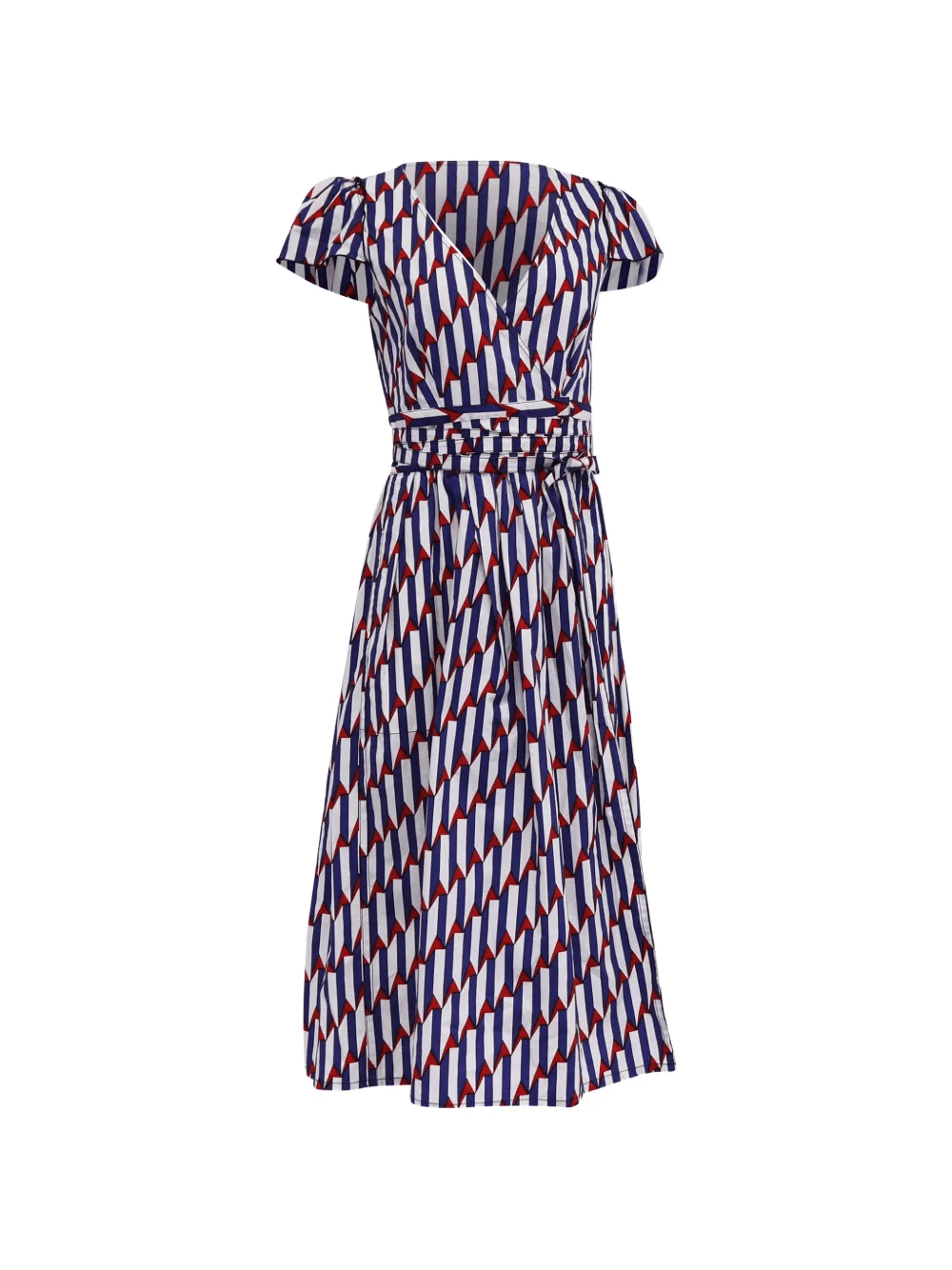 arrow print wrap dress - Image 1