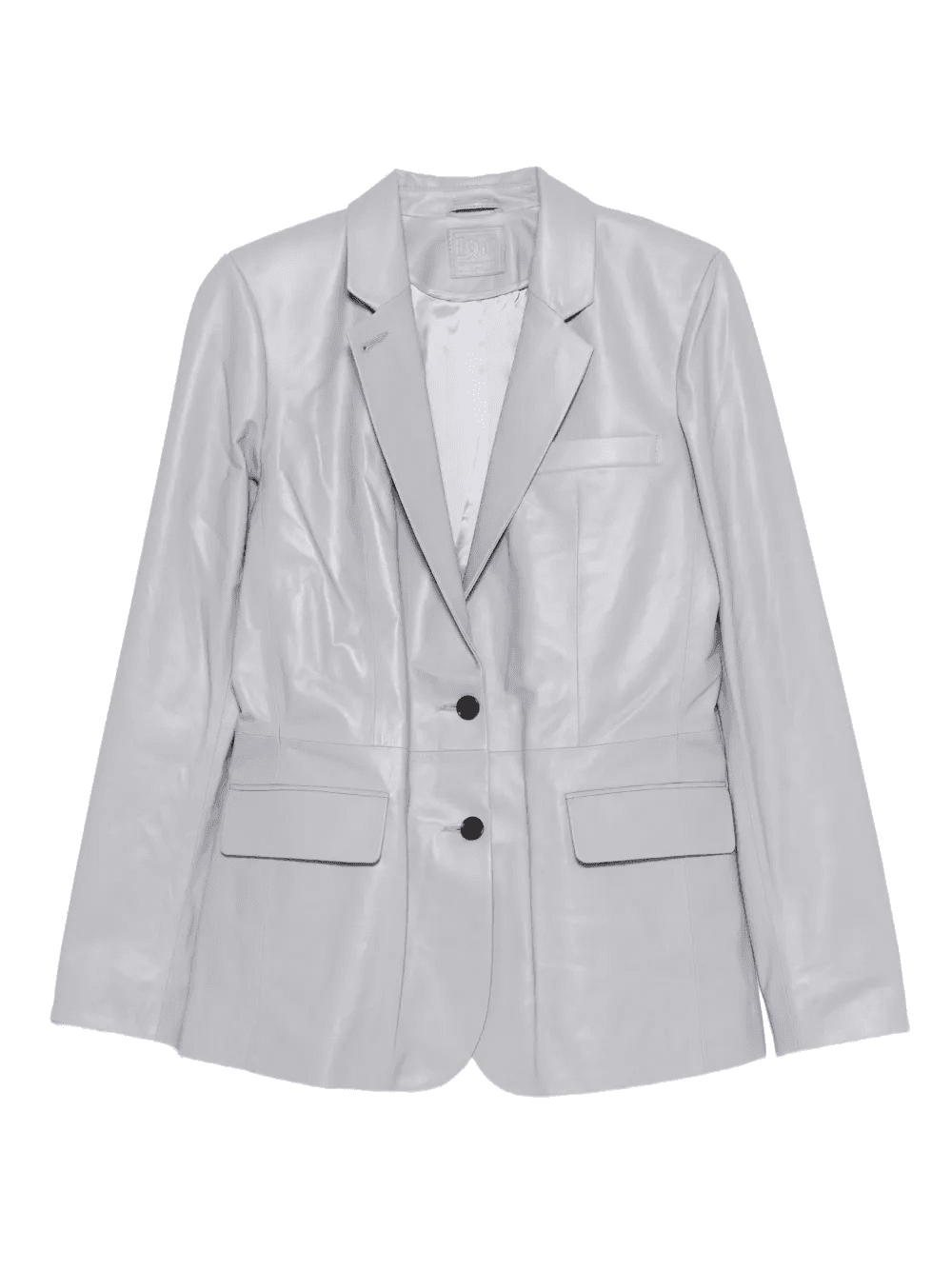 flap leather blazer - Image 1