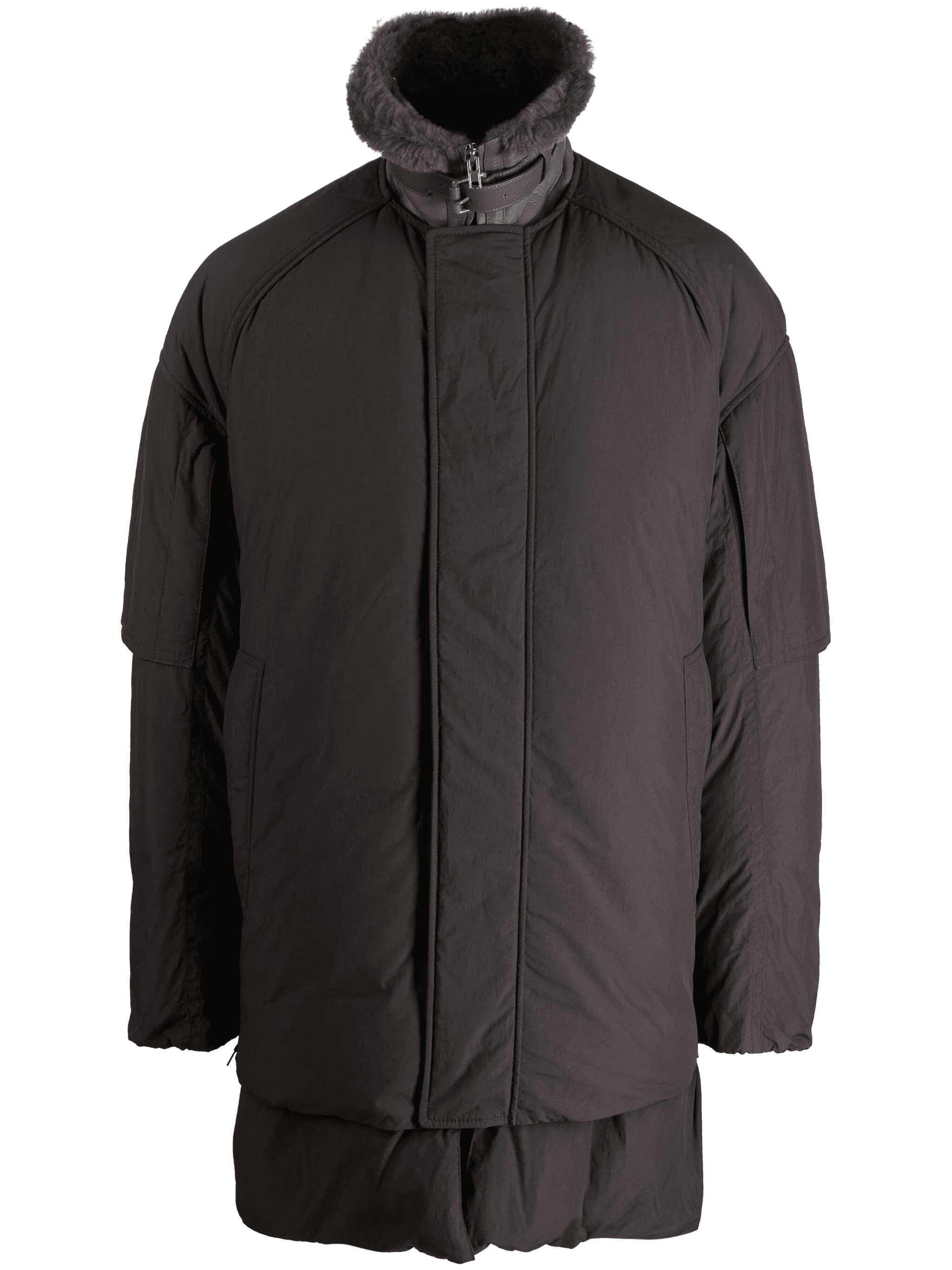 stand-up collar padded coat - Image 1