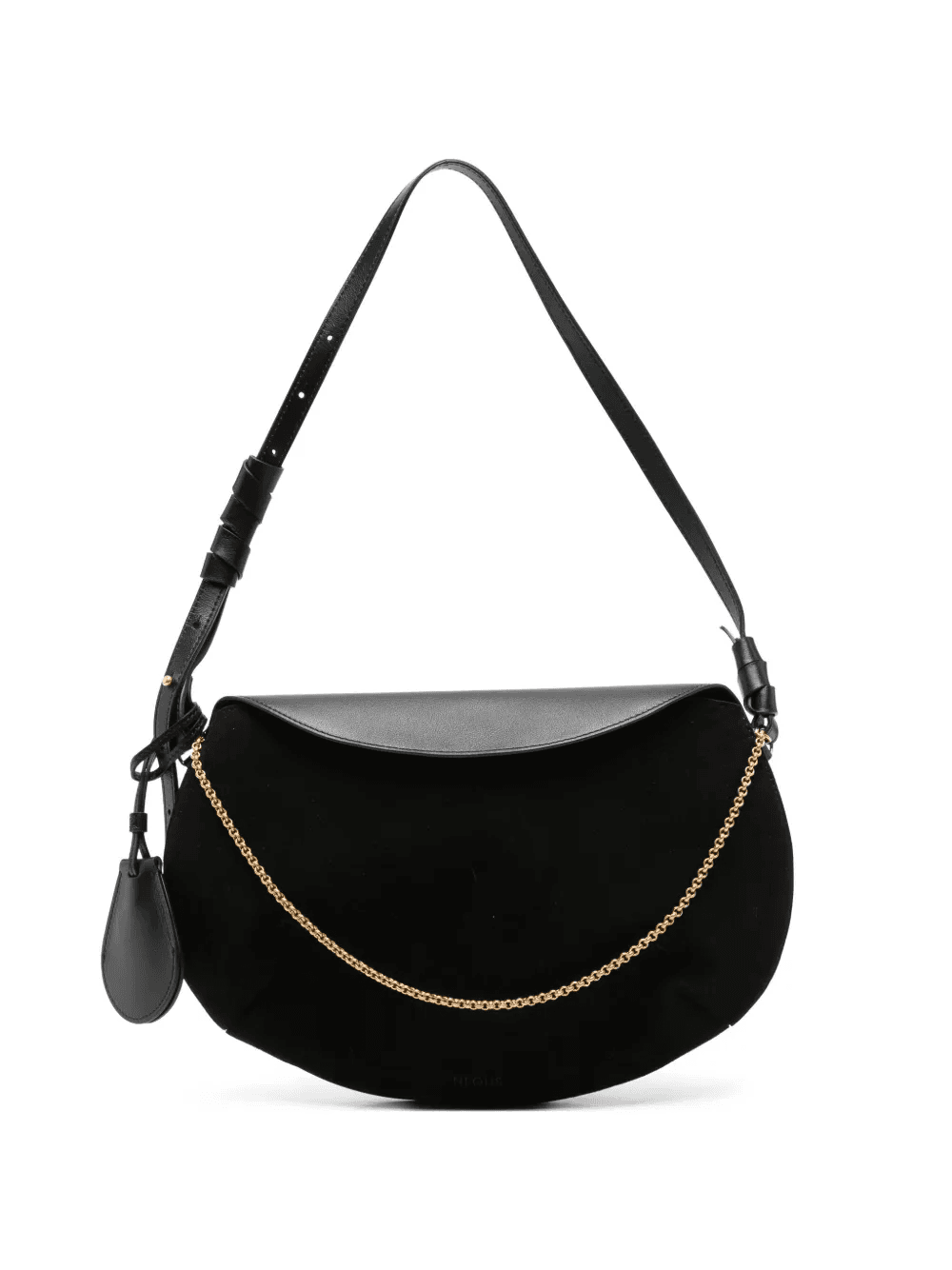 Libra chain-detail shoulder bag - Image 1